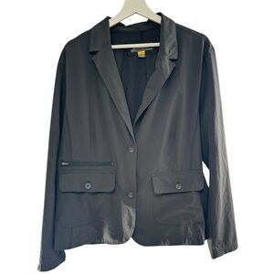 Eddie Bauer black performance stretch blazer jacket 2X